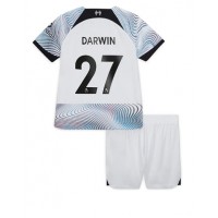 Dres Liverpool Darwin Nunez #27 Gostujuci za djecu 2022-23 Kratak Rukav (+ kratke hlače)